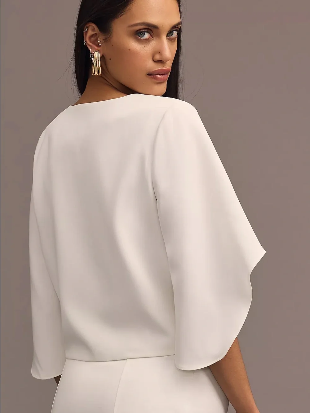 NWT The Veronica Cape Blouse by Mare Mare x Anthropologie Size small